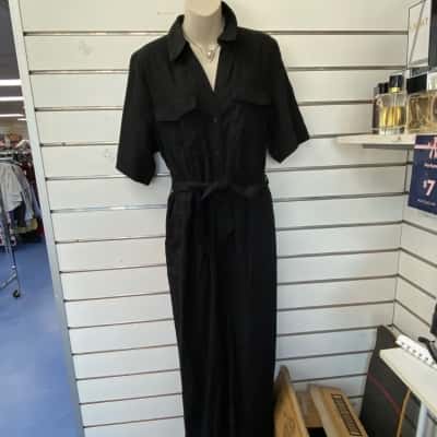 D-Luxe Black Jumpsuit   Size L 
