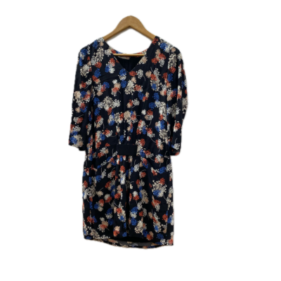 Comptoir Des Cotonniers Womens Dress Size XS Black  / Blue / Red 