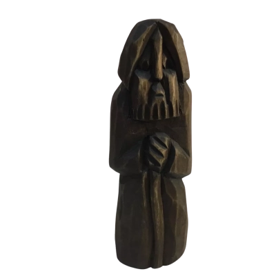 Hand Carved Figure Approx 15 x 5 cm