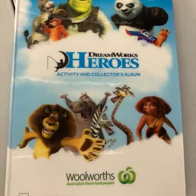 Woolworths Dreamworkd heroes activity and collector’s album