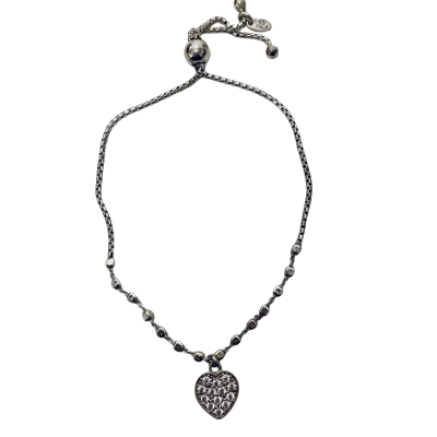  Womens Bracelet Silver with love Heart Charm
