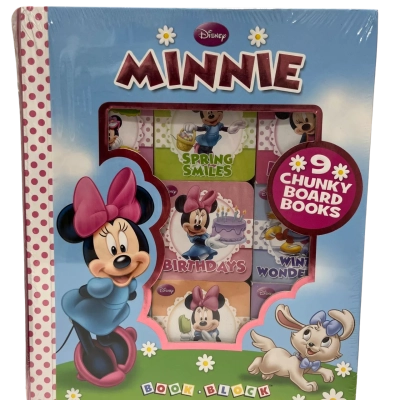 Minnie Mouse book block set 9 books in 1 