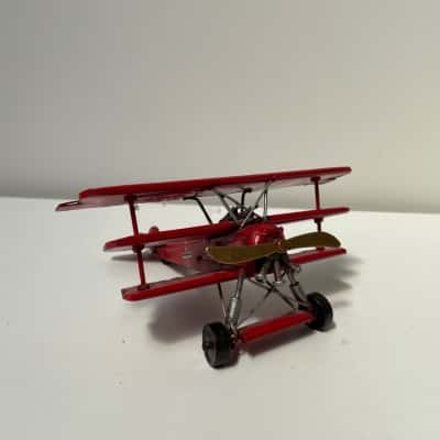 Tin model Fokker dr I triplane red Baron