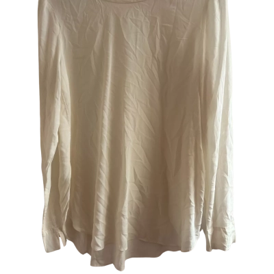Seed Women's  Size 12 Long Sleeve Top Cream 
