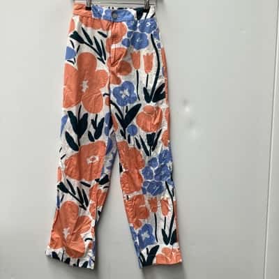 Maremekko / Uniqlo Womens  Size XS Casual Pants Floral / Multicoloured 