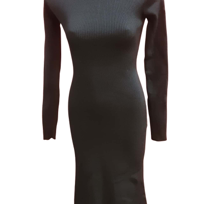 Dissh Womens  Size M Bodycon Dress Black  