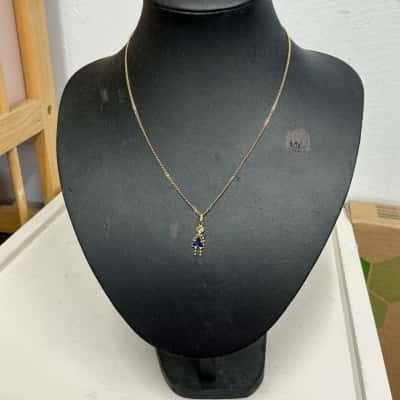  Womens “Girl”pendant necklace “Italy”