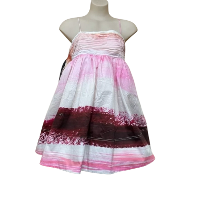 Brand New - AJE Kasbah Ruched Bow Back Mini Dress - Size 14