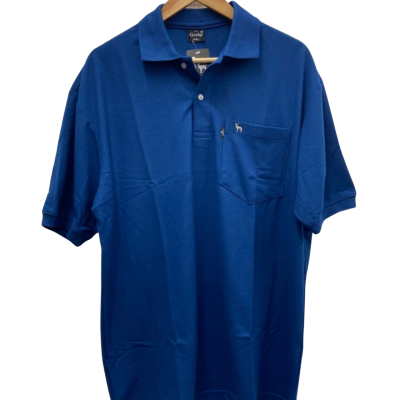  Geeko Size XXXL Short Sleeve Polo Shirt Navy Blue 