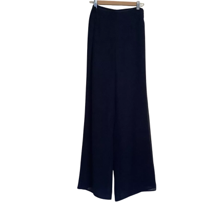 BNWT**Trent Nathan.   Navy Lined Chiffon Pant. Navy.   Size 8