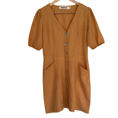 Milk & Honey. Burnt Orange Mini Dress.    Size 10 