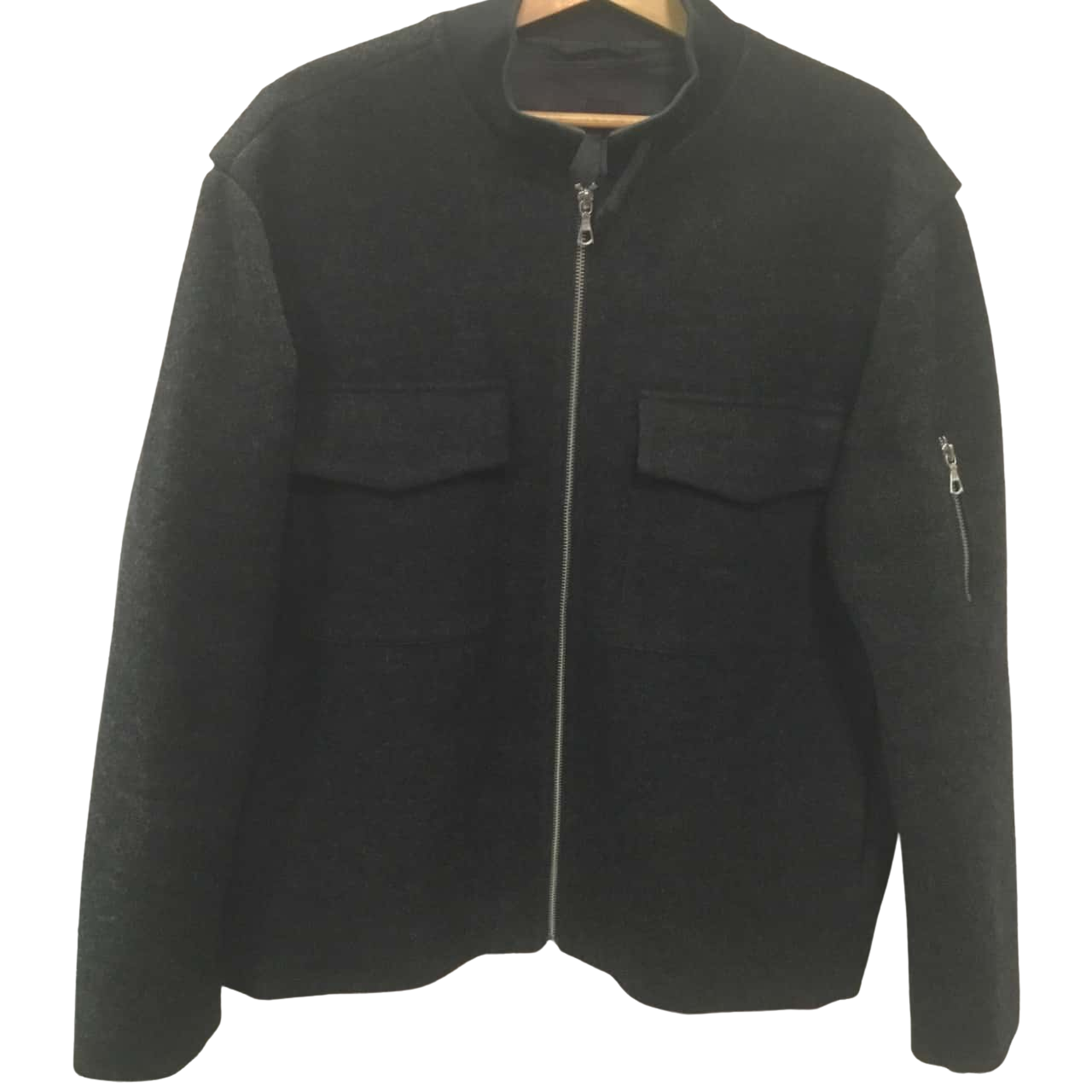 *Last Chance SALE* H&M Mens Size L Grey Winter Coat *SALE Ends 2/11/22* (s)