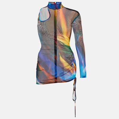  David Koma mesh mini dress sz 8 