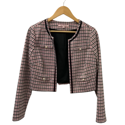 Review Womens  Size 10 Bolero Black / Red / White / Checked 
