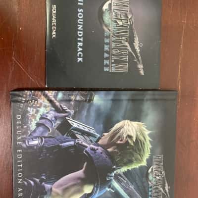 Final Fantasy VII Remake. Mini Soundtrack cd and Deluxe Edition Artbook