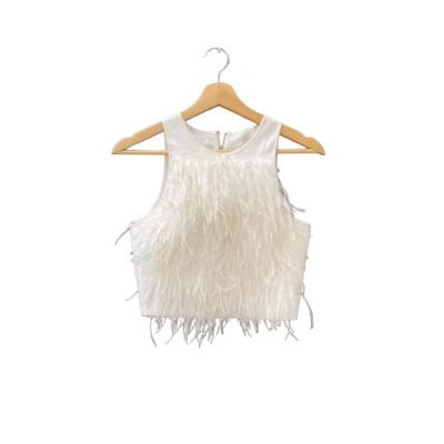 Seed Size 6 Sleeveless Top White BNWT