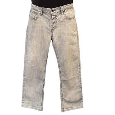 Levis Mens Size 34 / 36 Straight Leg Jeans Blue 