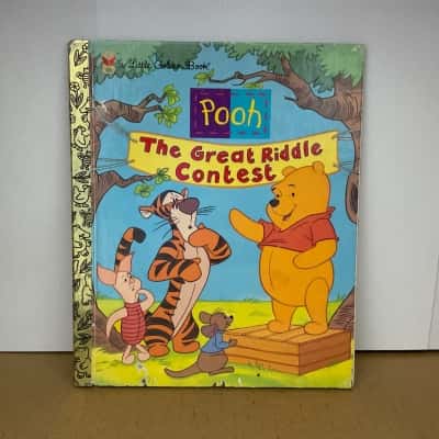 Pooh: The Great Riddle Contest - Little Golden Book (B26)