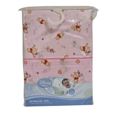 Winning The Pooh Cot Sheet Set