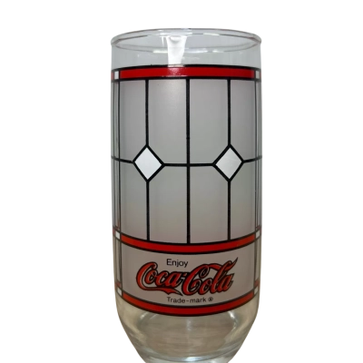 Vintage Tiffany Style Coca-Cola Glass Coke Collectable