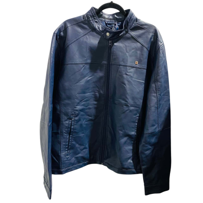 Louis Philippe Mens  Size XXXL (60cm chest) Front Zipper Navy Blue 