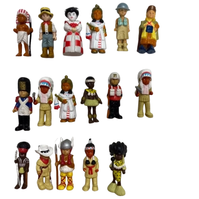 Collection Of 17 Mondo 'Mondotime' Collectable Figurines
