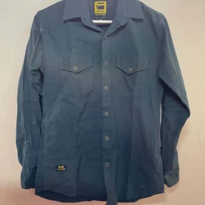G-Star Raw Mens  Size M Denim Shirt Dark Green 