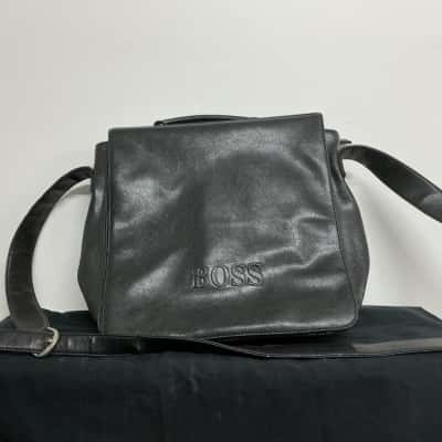 Hugo Boss Faux Leather Messenger Bag