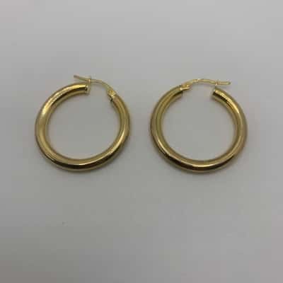  9 Carat Gold Hoop earrings 