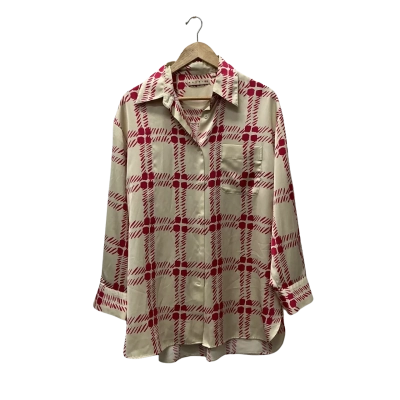 Marni for Uniqlo Womens  Size S Blouse Beige / Pink  
