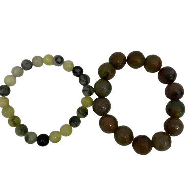 Unbranded Women's Stone Beaded Bracelet 2Pieces