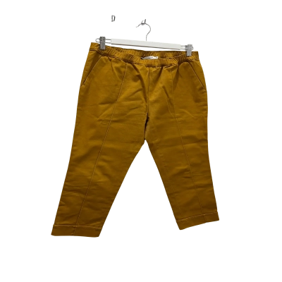 Dou+Changlee Womens  Size 38 Skinny Leg Pants Mustard 
