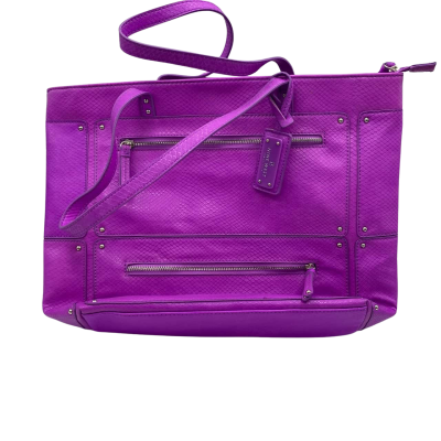 Large Nine West Womens Handbag Purple 30 x 30 cm x 12 cm gusset    HB1