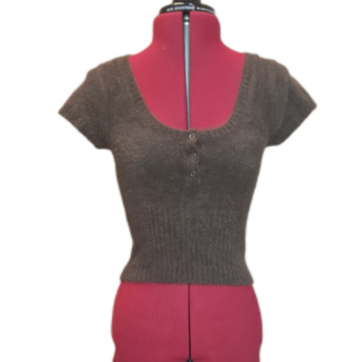 Abrand Jeans Womens  Size S Blouse Brown 