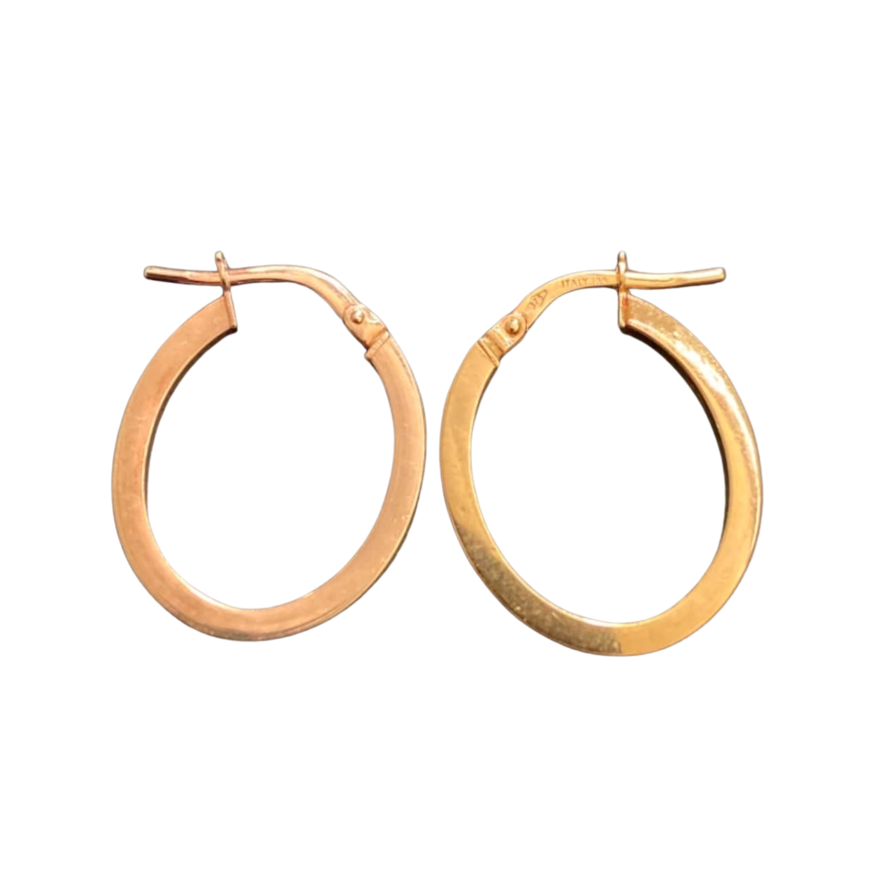 Womens Earrings Gold 375
