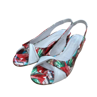 Valeria Grossi Womens  Size 38 Green/Red Shoes 