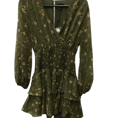Bardot Womens  Size 10 Floral Dress Floral / Olive 