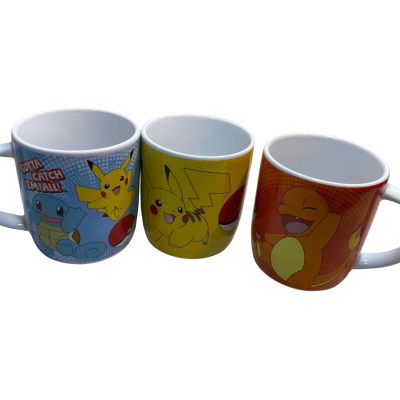 3 Pokemon Pikachu Cups 