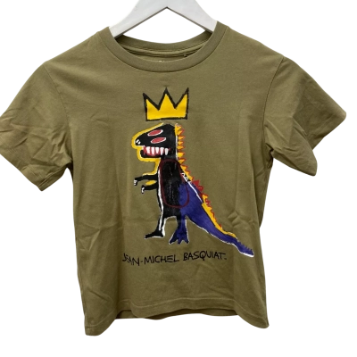 Uniqlo Kids  Size 7 T-Shirt Jean Michel Basquiat- 100% Cotton