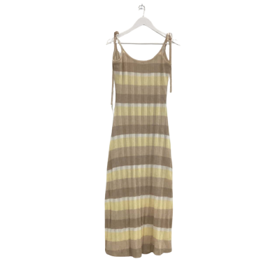 Hansen & Gretel Womens  Size XS Shoestring Strap Dress Striped 