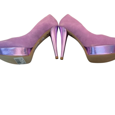 Guess Womens  Size 8 Heels Purple 
