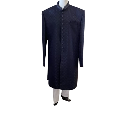  Mens  Size 46 Navy Blue / White 