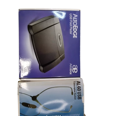 AltoEdge USB Footpedal and AL-60 USB Transcription Headset