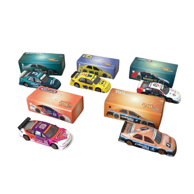 5 Collectable Track Stars 1:64 Die Cast Cars In Tin       Collectables 