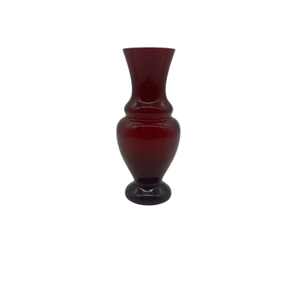 Red Glass Vase