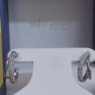 Sofia James Crystal Earrings