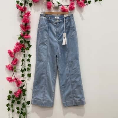 Just Jeans Womens  Size 8 High-Waisted Jeans / Wide Leg Jeans Blue 