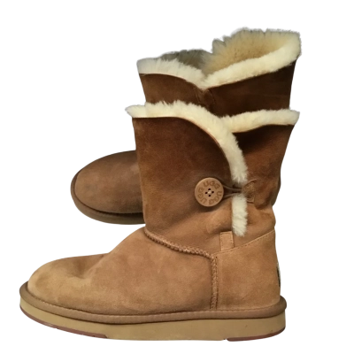 Suttons Woman’s  Size 8 Sheepskin Boots Brown 