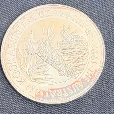 1992 Australian KOOKABURRA 1oz 999 Silver Coin