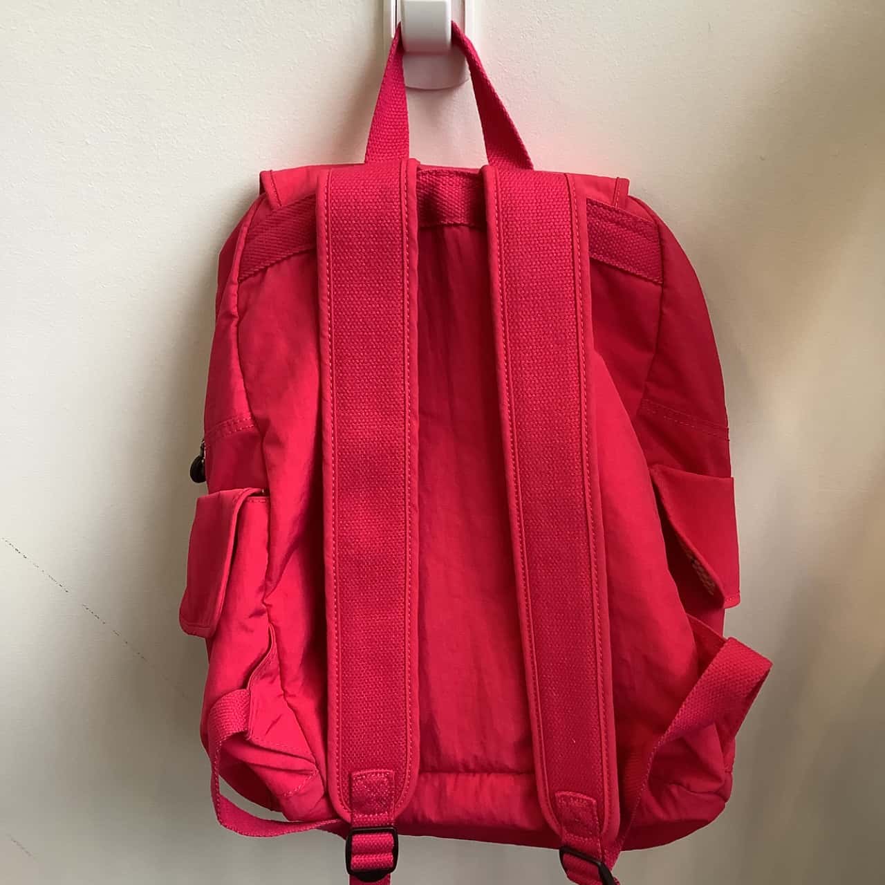 Kipling Girls Front Flap & Zipper Pink Backpack (s)